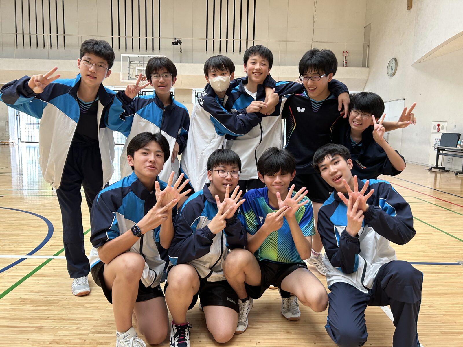 中学男子卓球部　神奈川県私立中学生卓球大会で大活躍！②
